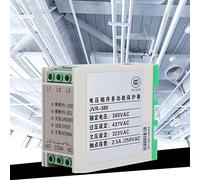 Aolidsive Phase Sequence Relay, Circuit Powered, Five Status Indicators | Three Phase Voltage Monitoring, Phase Loss Overvoltage Detection, Undervoltage Unbalance Monitoring For Panels