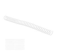 Aolidsive Plastic Spiral Binding Coils, 19mm Inner Diameter, 20Pcs Binding Combs, Ideal for A4 A5 Notebooks (Clear)