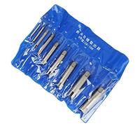 Aolidsive Professional Tap Extractor Set High Speed Steel for Broken Screw Screw/Fastener Removal Quick Clamping Design Industrial Home Repair 6-Piece Kit M4 to M12 (9 Pcs Set)