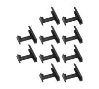 Aolidsive PV Panel Water Guide Clamp PA66 Solar Panel Drainage Clip 10PCS 4cm 1.6in Heat Resistant Anti Aging Water Drain Accessory for Outdoor Photovoltaic Panels (3.5cm)