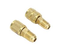 Aolidsive Refrigerant Adapter for R22 and R410A, Copper Swivel with 1/4
