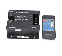Aolidsive RF Wireless Remote LED Dimmer, 12V-24V PWM Light Strip Controller with Timer Function for Customized Brightness Adjustable LED Lights