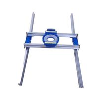 Aolidsive Router Sled, Aluminum Alloy Woodworking Planer Jig with Precise Guide Rail and Low Friction Slide, for Smoothing Small Woodworking Pieces and Resin Projects