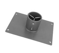 Aolidsive Satellite Pipe Adapter, Aluminum Alloy Mounting Kit for Flat High Performance Satellite, 300lb Weight Capacity, for Roof and Pole Installations