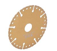 Aolidsive Saw Vane/Wing, Gold Steel Segmented Cutting Wheel 115mm for Angle Grinder, Marble, Granite, Stone, Masonry