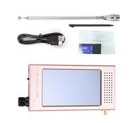 Aolidsive SDR Radio Receiver,DeepSDR V6 4.3 Inch IPS Touchscreen DSP Shortwave Radio with 192kHz Real Time Spectrum Wide Frequency Range 100KHz 149MHz (Pink)