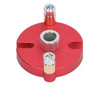 Aolidsive Self Center Dowel Jig, Aluminum Alloy with 8 Drill Bushings, Rapid Positioning for Woodworking and Furniture Installation