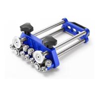 Aolidsive Sheet Metal Roller Portable Blue Tool for Bending Metal Roofing 0-100 Degrees with Adjustable Knobs and High Carbon Steel Construction