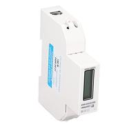 Aolidsive Single Phase Electricity Usage Monitor, DC220V Electric Energy Meter with LCD Display, RS485 Remote Reading, IP51, Pure Copper Terminal Block, 5 to 100A for Panels and