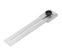 Aolidsive Sliding Line Ruler, Carbon Steel Measurement Tool for Carpentry, 200mm, Ideal for Mechanical Processes and Precise Marking (200mm)