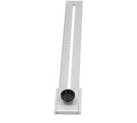 Aolidsive Sliding Line Ruler, Carbon Steel Measurement Tool for Carpentry, 200mm, Ideal for Mechanical Processes and Precise Marking (300mm)