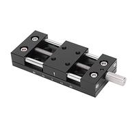 Aolidsive Sliding Table, Aluminum Alloy X Axes Linear Motion Rail Stage with 35mm Stroke, Manual Knob Displacement Platform for Adjustments in and Lab Use