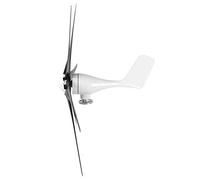 Aolidsive Small Wind Generator 6 Vane/Wing Windmill Kit with 3 Phase AC Permanent Magnet Generator 12V for Boats Cabins Terraces High Efficiency Low Vibration (48V)