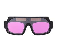 Aolidsive Solar Auto Darkening Welding Goggle, Lightweight Eye Shield | Arc Flash Sensor Filter, 1/25000s Switch, Lithium Battery-Free, Sparks Splatter Guard, TIG MIG MMA Grinding Mask