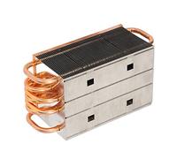 Aolidsive Stage Light Radiator Copper Base Aluminum Heat Sink 800W LED Light Radiator with Plated Fins Glossy Surface for Large Power Stage Lamp Lighting Fixtures