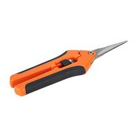 Aolidsive Stainless Steel Garden Shears, Durable Pruning Scissors for Precise Trimming and Easy Use in Lawn Care, Perfect Garden Clippers for Home Gardeners (Orange)