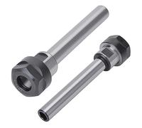Aolidsive Straight Chuck ER20A-100L Collet Chuck Holder, 100mm Spacer Sleeve/Shaft Extender for ER20 CNC Router, Chrome Molybdenum Alloy Steel Tool Holder for Milling and Valve Lapping (C16)