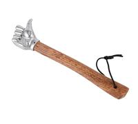 Aolidsive Thumb Hammer, Stainless Steel Head with Solid Wood Handle, Ergonomic Grip for Construction Gardening Woodworking Home Decor Hammering
