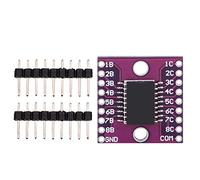 Aolidsive ULN2803A Module 2Pcs Darlington Transistor Array 8CH High Current Voltage Driver Power Supply Module with 500mA Collector Current for Relay Lamp Display Driver