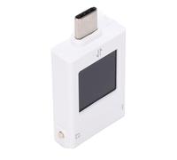 Aolidsive USB C Power Meter Multi-Protocol Tester with Color Display and Max Data Logging for Charging Devices and Laptops 1oz (B10 White)