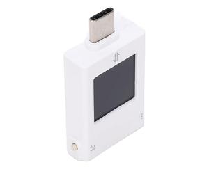 Aolidsive USB C Power Meter Multi-Protocol Tester with Color Display and Max Data Logging for Charging Devices and Laptops 1oz (B10 White)