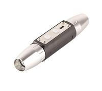 Aolidsive USB Rechargeable Jade Flashlight, 6 LED Lights Double Head Torch for Jewelry Appraisal, with Power Protection System