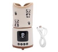 Aolidsive White Noise Bottle Warmer, Portable 5800mAh Baby Milk Warmer with Intelligent Constant Temperature Control and Soothing White Noise, for Heating Baby Bottles 3.35x6.89in (Panda)