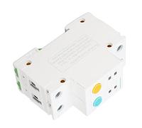 Aolidsive WiFi Smart Circuit Breaker, PA66 2P Small Switch 32A 30mA Earth Leakage Protection for Smart Home Power Control and Device Linkage