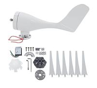 Aolidsive Wind Generator Kit 400W 6 Blades DC24V Windmill Generator with Aerodynamic Rear Wing Low Vibration High Efficiency for Home Farm Boat Off Grid Use (DC12V)