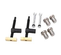 Aolidsive Woodworking Desktop Clamp/Holder, Stainless Steel Brass Adjustable Clamp Tool, Fast Fixed Vise for Milling and Cutting Projects (20mm)