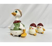 Aolieh Baby Toys 6-12 Months Crawling Toys with Lights and Music, Musical Dancing Duck Toy Set with Mama and Babys Tummy Time Toys Gift for Boys Girls 1 Year Old Easter Gifts Stocking Stuffers