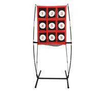 AOLIGEIJS Baseball & Softball Pitching Net,9 Pocket Baseball and Softball Pitching Strike Zone Target Net, for Accuracy Training