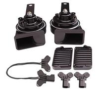 AOLIHAN Car Horn Loud Compatible with GM/Chrysler/Ford, 12V Waterproof Snail Horns 125db High/Low Tune (Horn with Plug for Ford)
