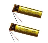 AOLIKES 125 mAh Rechargeable Lipo Battery Replacement for Plantronics Voyager 5200 UC Poly V5200 Series Wireless Headset_2 Pack