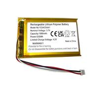 AOLIKES 1500mAh Battery Replacement for Moonybaby Trust 30 MNB933 55933R 4.3" Screen / 55935R 55935BV 5" Screen HD Baby Monitor Batteries