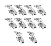 AOLISHENG 10 Pcs 35mm Soft Close Hinges for Cabinet Kitchen Cupboard Full Overlay Door Hinges, 100 Degree Wardrobe Concealed Hinges with Screws, 5 Pair