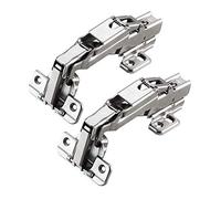 AOLISHENG 175 Degree Kitchen Cabinet Hinges Soft Close 35mm, Full Overlay, 1 Pair