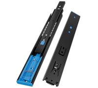 AOLISHENG Soft Close Drawer Runners Push to Open 450mm 2/3 Full Extension