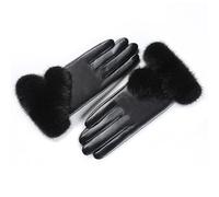 Aolity Winter gloves Women's Mink Fur Gloves Real Sheepskin Leather Gloves Touch Screen Winter Warm Female Luxury Mittens