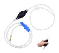 AolKee Manual Silicone Pump Set, 2M PVC Hose Fuel Sucker Water Pump Fast 5-Second Telephone Portable Hand Pump for Car Boat Aquarium Petrol Diesel