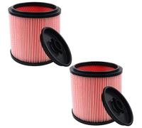 Aolleteau 2 Pack HEPA Filter Compatible with Vacmaster Standard Cartridge Filter & Retainer 5 to 20 Gallon Wet/Dry Vacs, Compare to Part# VCFS & VCFF
