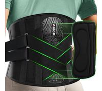 Aollop Back Support Belt for Lower Back Pain for Men and Women, Back Brace with 3D Pad & Bionic Support System, Breathable Lumbar Support Belt for Sciatica/Herniated Disc/Heavy Lifting, S(27.6'-33.5')