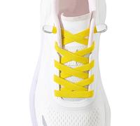 AOLLRUIRLL Elastic No Tie Shoe Laces for Kids and Adults Sneakers, Stretch Flat Tieless Shoelaces, Yellow
