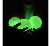 Aolowewin Spike Replacement Balls 3-Pack, Glow in The Dark Balls, Roundnet Game Ball, Lawn Beach Water Pool, Yard Pong Bucket Toss Game Ball - Play at Night, Light Up for 20-30 Minutes