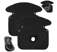 Aolso 2PCS Waterproof Baby Car Seat Protectors, Potty Training Car Seat Protector, Travel Potty for Toddler Baby Kids-Black