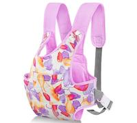 Aolso Baby Doll Carrier, Soft Cotton Front and Back Carrying with Adjustable Straps for Baby, 14" to 18" Doll Carrier Seat for Baby Born, Dolls Accessories for Kids (Purple)