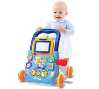 Aolso Baby Walker, Sit-to-Stand Learning Walker, Baby Entertainment Table Early Education Activity Center, Multifunctional Educational Push Toy forToddlers Boys Girls