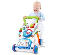 Aolso Baby Walker, Sit-to-Stand Learning Walker, Baby Walker with Music, Baby Entertainment Table Early Education Activity Center, Multifunctional Educational Push Toy forToddlers Boys Girls