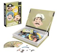 Aolso Magneti'Book for Boys and Girls, Magnetic Educational Game, Pirate Magnetic Puzzle Toy, Fine Motor Skills and Imagination Learning, Suitable for Ages 3 and Up