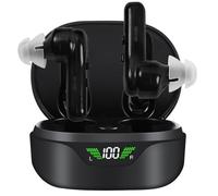 Aolso Mini Digital Sound Aid Voice Enhancer, Rechargeable Sound Headphones for Seniors, Noise Cancelling, Digital in-Ear Audio Headphones Device with Charging Case(Black)